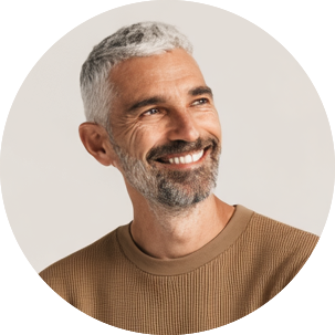 Smiling Italian Homes client after successfully buying a home in Italy.